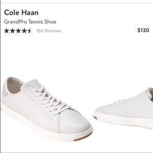 Cole Haan grand pro tennis shoe